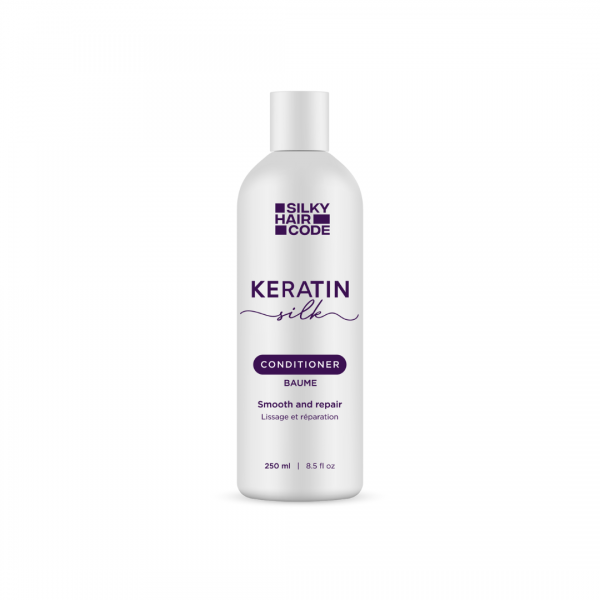 KERATIN SILK intensīvas iedarbības balzams, kas atjauno bojātu matu struktūru